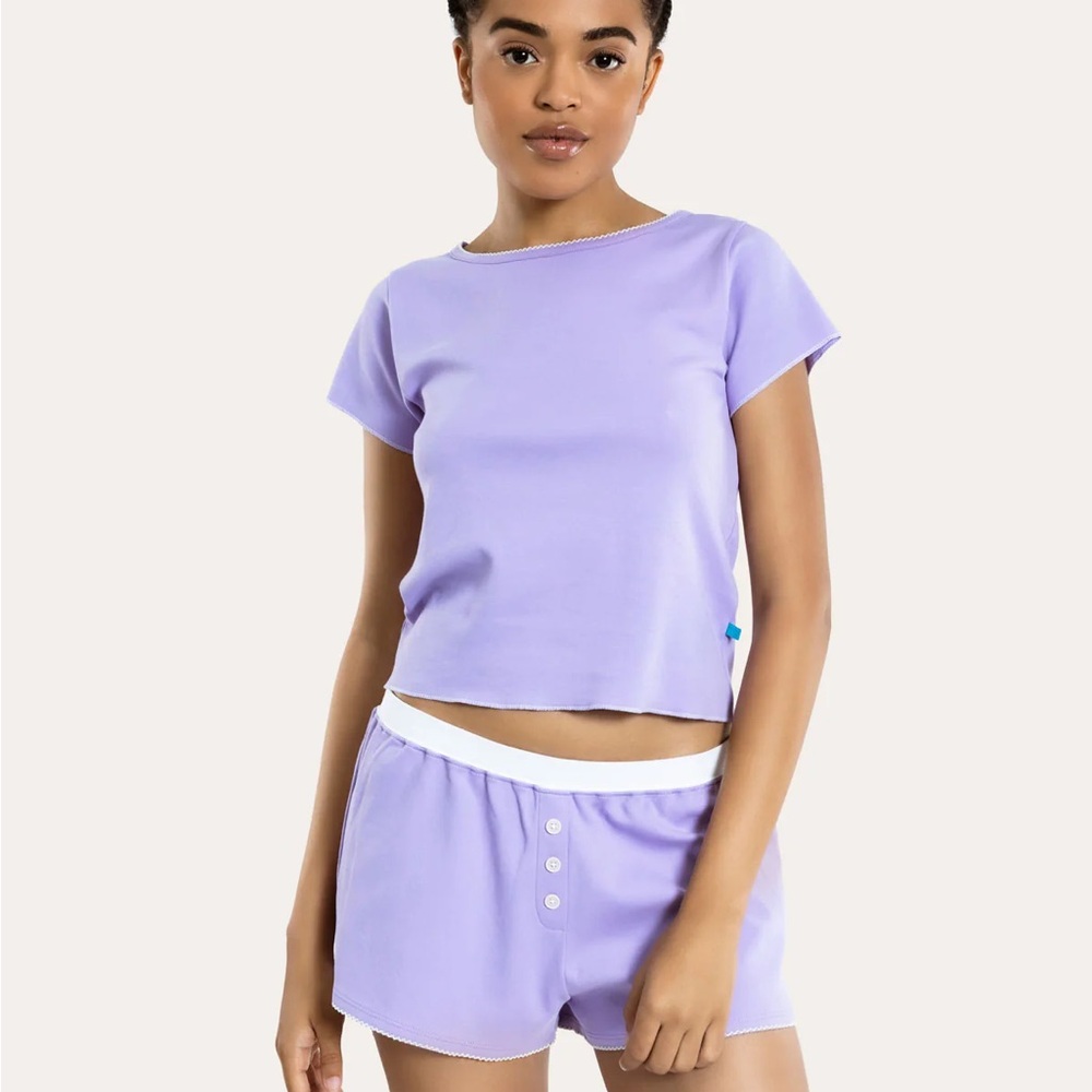 Cozy Land Suzie Pajama Set in Lavender